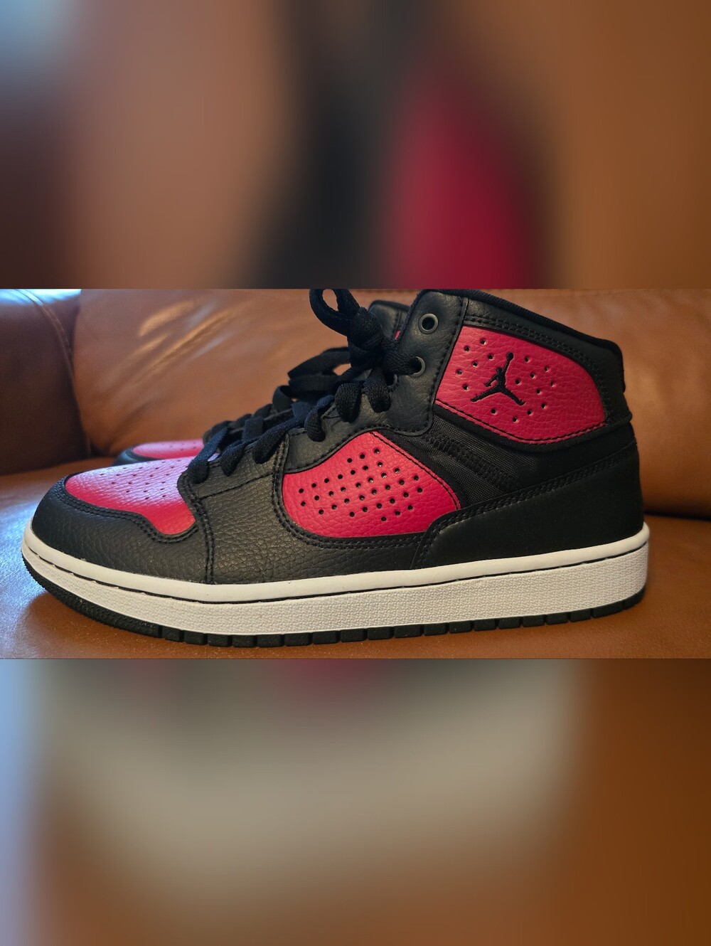 New Jordan Access GS (Grade School) "Bred" (Style Code: AV7941-006). Size 6.5Y